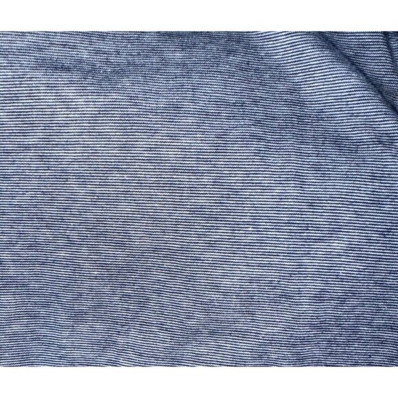 Ted Baker London Mens Short Sleeve Polo Size 7 Blue Pinstripe - Picture 6 of 12